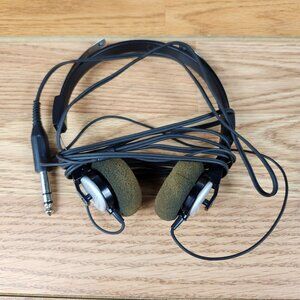 Realistic Nova 50 Vintage Stereo Headphones With 1/4 Inch Plug & Adjustable Head